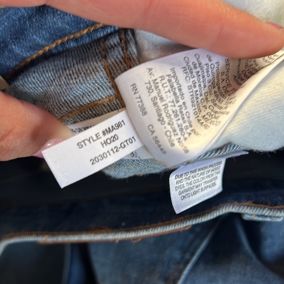 NWT Madewell 10 inch Button Front High Rise Skinny size 27 - Picture 7 of 10